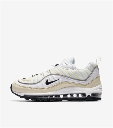 nike damen schuhe 98|Nike Women's Air Max 98 'White & Black & Fossil' Release Date.